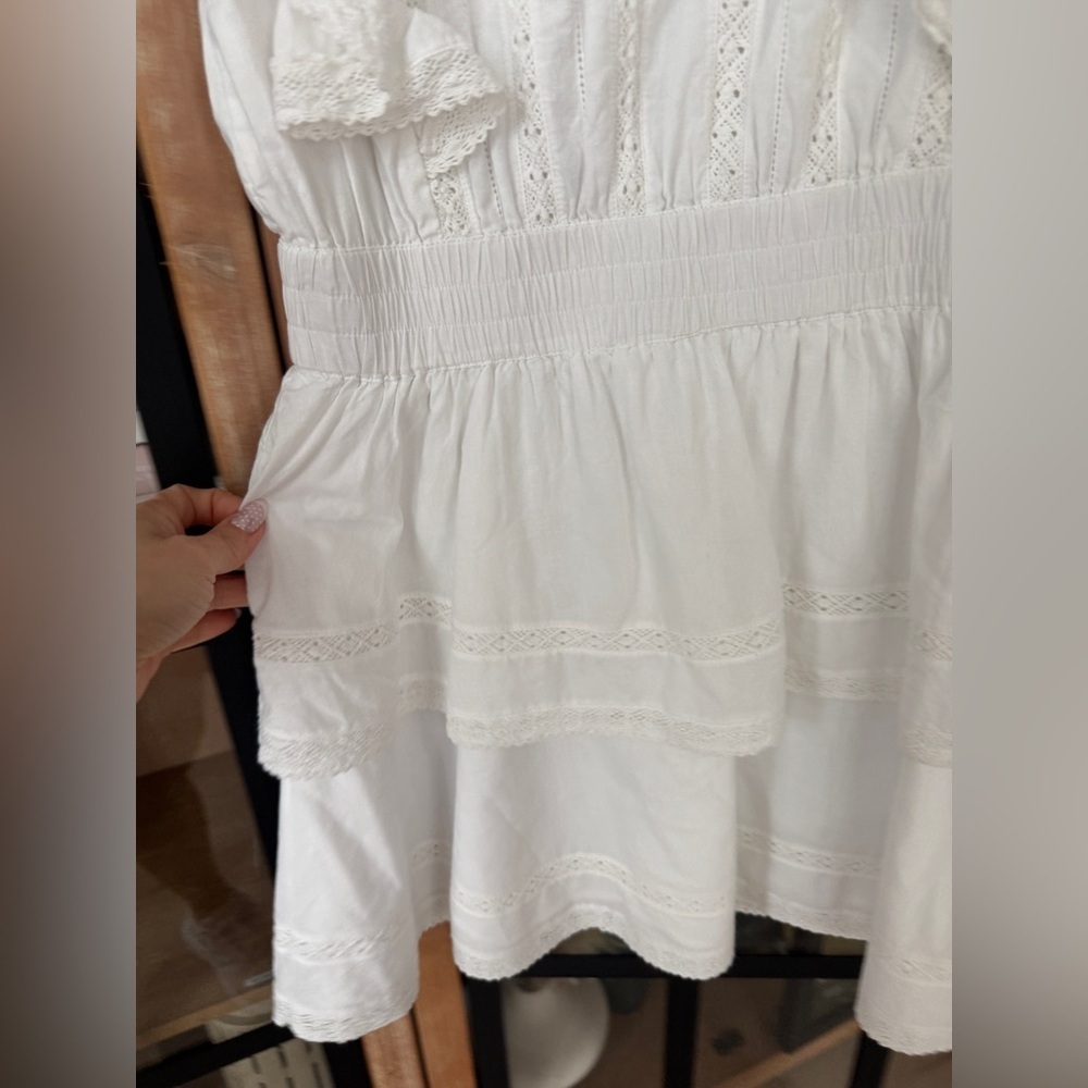 Chelsea & Violet White Ruffled Mini Dress - Picture 7 of 10
